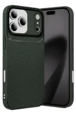 Uray store Apple iPhone 17 Pro Auto Focus Karbon Kapak - Koyu Yeşil