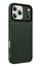 Uray store Apple iPhone 17 Pro Auto Focus Karbon Kapak - Koyu Yeşil - Görsel 3