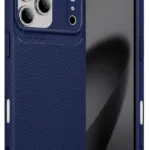 Uray store Apple iPhone 17 Pro Auto Focus Karbon Kapak - Lacivert