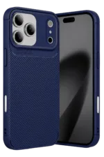 Uray store Apple iPhone 17 Pro Auto Focus Karbon Kapak - Lacivert