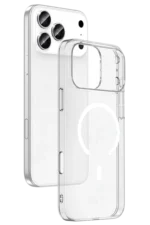 Uray store Apple iPhone 17 Pro Combo Sert Şeffaf Magsafe Kapak - Şeffaf