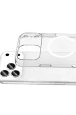 Uray store Apple iPhone 17 Pro Combo Sert Şeffaf Magsafe Kapak - Şeffaf - Görsel 3