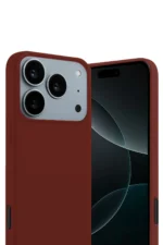 Uray store Apple iPhone 17 Pro First Silikon - Bordo - Görsel 2