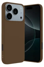 Uray store Apple iPhone 17 Pro First Silikon - Kahverengi