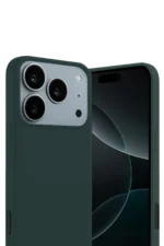 Uray store Apple iPhone 17 Pro First Silikon - Koyu Yeşil - Görsel 2