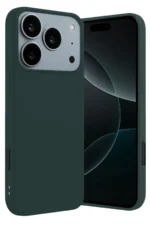 Uray store Apple iPhone 17 Pro First Silikon - Koyu Yeşil