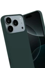 Uray store Apple iPhone 17 Pro First Silikon - Koyu Yeşil - Görsel 3
