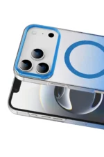 Uray store Apple iPhone 17 Pro Glossy Magsafe Kapak - Mavi - Görsel 2