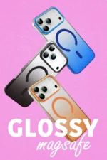 Uray store Apple iPhone 17 Pro Glossy Magsafe Kapak - Turuncu - Görsel 4