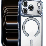 Uray store Apple iPhone 17 Pro Joke Simli Magneticsafe Kılıf - Mavi