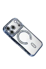 Uray store Apple iPhone 17 Pro Joke Simli Magneticsafe Kılıf - Mavi - Görsel 3