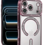 Uray store Apple iPhone 17 Pro Joke Simli Magneticsafe Kılıf - Pembe