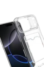 Uray store Apple iPhone 17 Pro Kart Şeffaf Silikon - Şeffaf - Görsel 2
