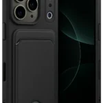 Uray store Apple iPhone 17 Pro Kelvin Kartvizitli Silikon - Siyah