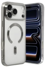 Uray store Apple iPhone 17 Pro Kross Magneticsafe Kapak - Gümüş