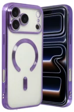 Uray store Apple iPhone 17 Pro Kross Magneticsafe Kapak - Mor