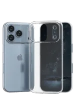 Uray store Apple iPhone 17 Pro Lüx Şeffaf Silikon - Şeffaf