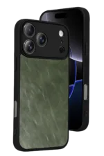 Uray store Apple iPhone 17 Pro Max Aras Deri Kapak - Yeşil