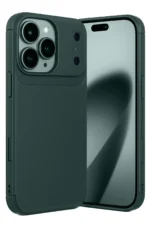 Uray store Apple iPhone 17 Pro Max Auto Focus Karbon Kapak - Koyu Yeşil