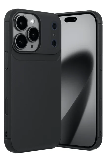 Uray store Apple iPhone 17 Pro Max Auto Focus Karbon Kapak - Siyah