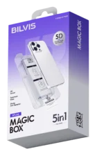 Uray store Apple iPhone 17 Pro Max Bilvis 5in1 3D Magic Cam Ekran Koruyucu - Siyah