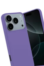 Uray store Apple iPhone 17 Pro Max First Silikon - Lila - Görsel 3