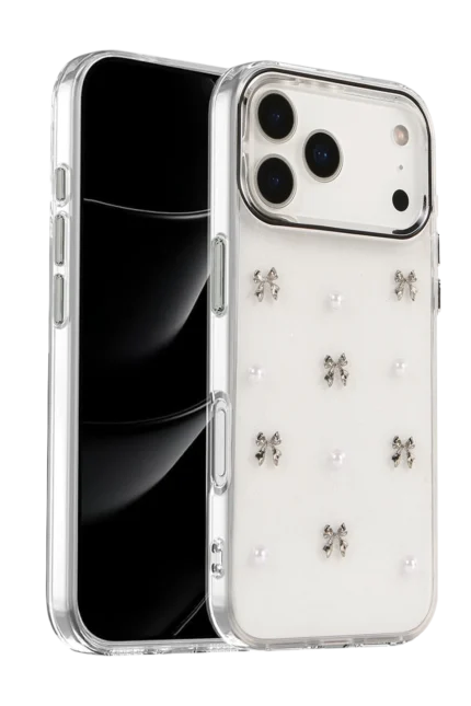 Uray store Apple iPhone 17 Pro Max Fiyonk Desenli Kapak - Desen 8