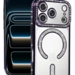 Uray store Apple iPhone 17 Pro Max Joke Simli Magneticsafe Kılıf - Derin Mor