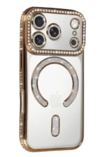 Uray store Apple iPhone 17 Pro Max Joke Simli Magneticsafe Kılıf - Gold - Görsel 2