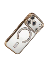 Uray store Apple iPhone 17 Pro Max Joke Simli Magneticsafe Kılıf - Gold - Görsel 4