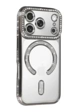 Uray store Apple iPhone 17 Pro Max Joke Simli Magneticsafe Kılıf - Gümüş - Görsel 2