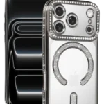 Uray store Apple iPhone 17 Pro Max Joke Simli Magneticsafe Kılıf - Gümüş