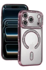 Uray store Apple iPhone 17 Pro Max Joke Simli Magneticsafe Kılıf - Pembe
