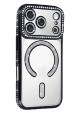 Uray store Apple iPhone 17 Pro Max Joke Simli Magneticsafe Kılıf - Siyah - Görsel 2