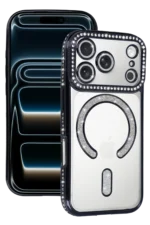 Uray store Apple iPhone 17 Pro Max Joke Simli Magneticsafe Kılıf - Siyah