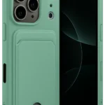 Uray store Apple iPhone 17 Pro Max Kelvin Kartvizitli Silikon - Açık Yeşil