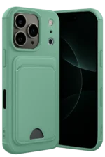 Uray store Apple iPhone 17 Pro Max Kelvin Kartvizitli Silikon - Açık Yeşil