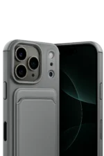 Uray store Apple iPhone 17 Pro Max Kelvin Kartvizitli Silikon - Gri - Görsel 2