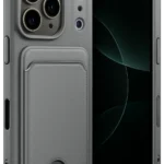Uray store Apple iPhone 17 Pro Max Kelvin Kartvizitli Silikon - Gri