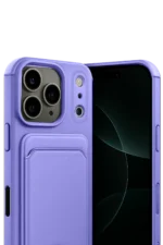 Uray store Apple iPhone 17 Pro Max Kelvin Kartvizitli Silikon - Lila - Görsel 2