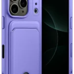 Uray store Apple iPhone 17 Pro Max Kelvin Kartvizitli Silikon - Lila