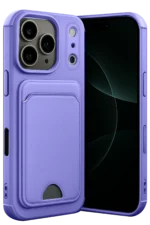 Uray store Apple iPhone 17 Pro Max Kelvin Kartvizitli Silikon - Lila