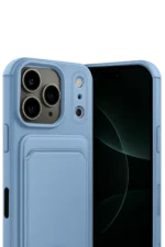 Uray store Apple iPhone 17 Pro Max Kelvin Kartvizitli Silikon - Mavi - Görsel 2
