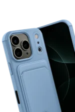 Uray store Apple iPhone 17 Pro Max Kelvin Kartvizitli Silikon - Mavi - Görsel 3