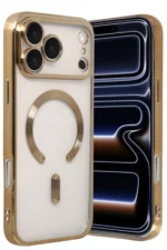 Uray store Apple iPhone 17 Pro Max Kross Magneticsafe Kapak - Gold