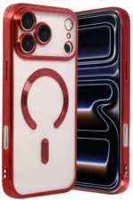 Uray store Apple iPhone 17 Pro Max Kross Magneticsafe Kapak - Kırmızı