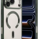 Uray store Apple iPhone 17 Pro Max Kross Magneticsafe Kapak - Koyu Yeşil