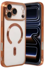Uray store Apple iPhone 17 Pro Max Kross Magneticsafe Kapak - Turuncu
