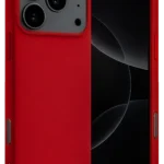 Uray store Apple iPhone 17 Pro Max Nano içi Kadife Silikon - Kırmızı