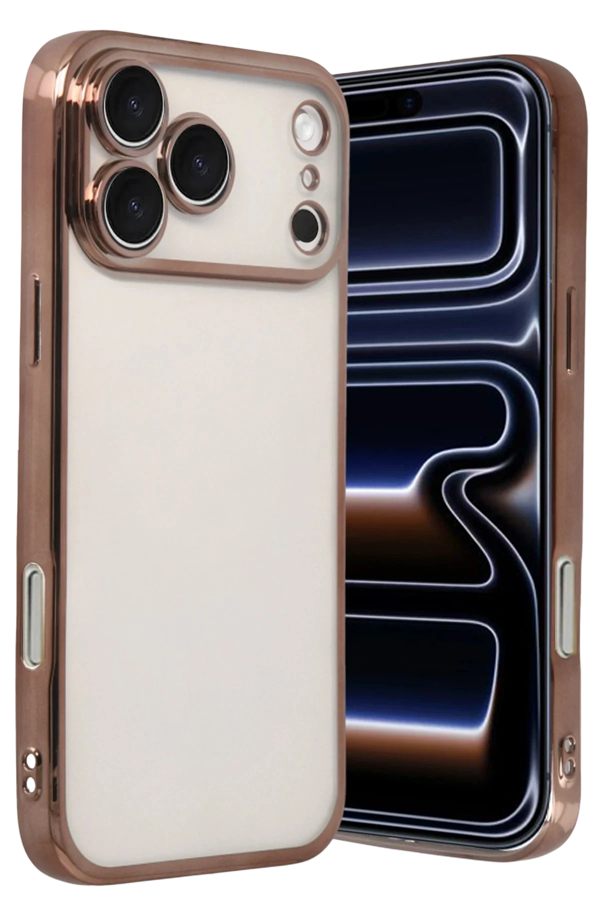 newface-apple-iphone-17-pro-max-razer-lensli-silikon-col-titanyum-default Uray store Apple iPhone 17 Pro Max Razer Lensli Silikon - Çöl Titanyum - Görsel 1